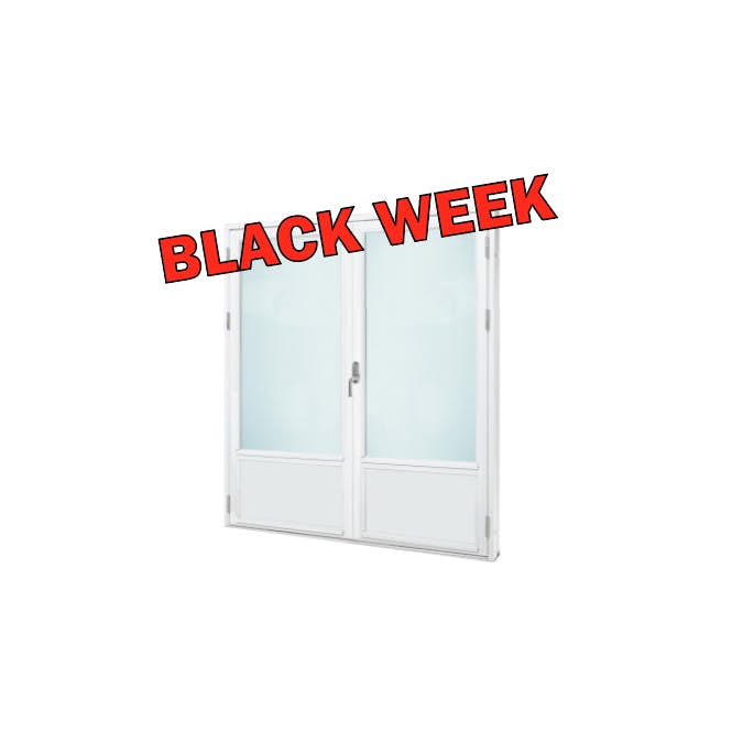 Black week balkong 2fløy